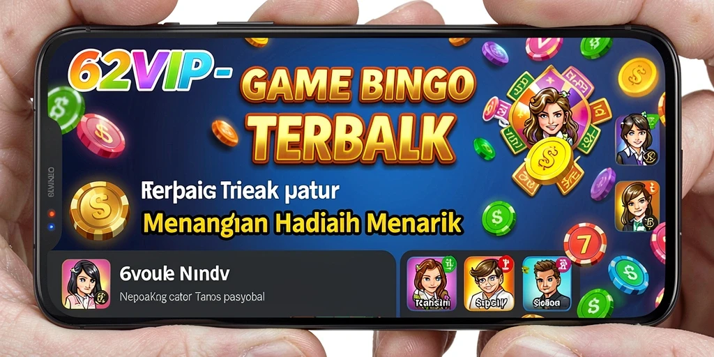 Tampilan gameplay seru di 62VIP dengan berbagai kolom Bingo.
