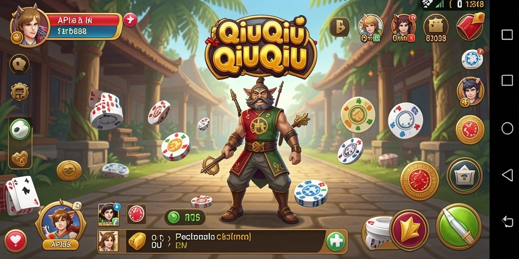 Tampilan gameplay QiuQiu yang mendebarkan di API288.