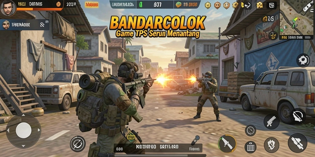 Screenshot gameplay BANDARCOLOK yang menegangkan dan dinamis.