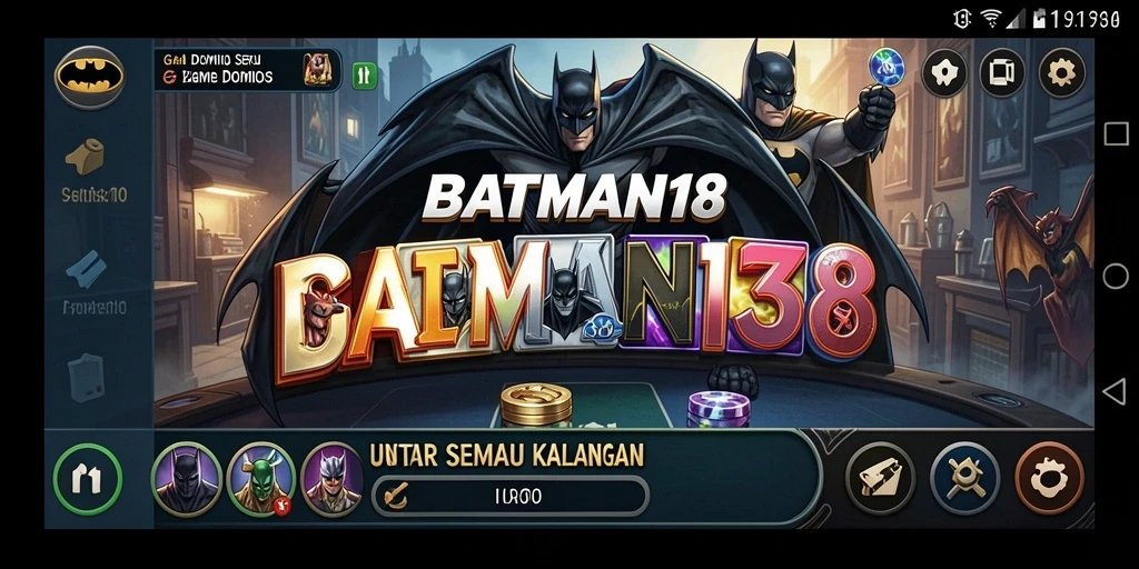 Tampilan gameplay seru dalam BATMAN138 yang menggambarkan permainan Domino.