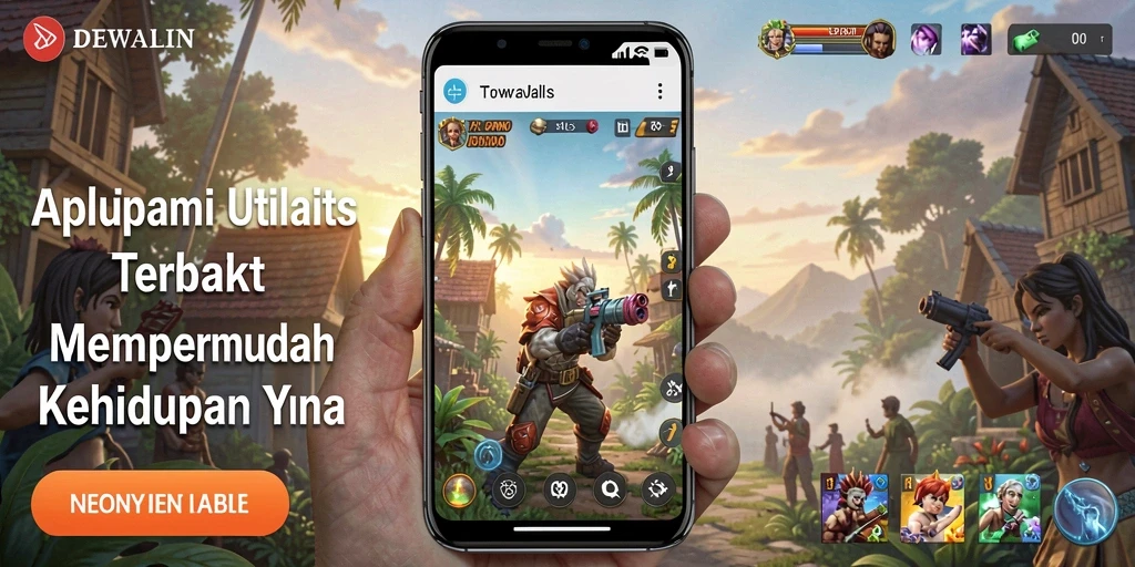 Tampilan utama DEWALIN yang menampilkan fitur utilitas canggih.