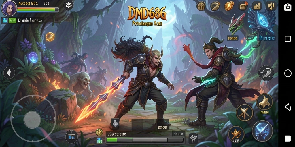 Gameplay DMD686 yang seru dan grafis menawan.