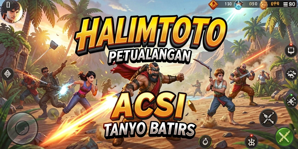 Screenshot utama HALIMTOTO memperlihatkan aksi mendebarkan dalam gameplay.
