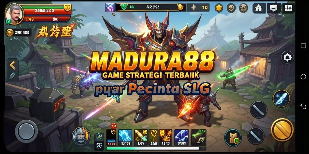Tampilan gameplay menarik dalam MADURA88 dengan strategi SLG yang mendalam.