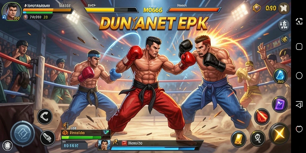 Menampilkan aksi intens di arena pertarungan MPO666 dengan gameplay yang mendebarkan.